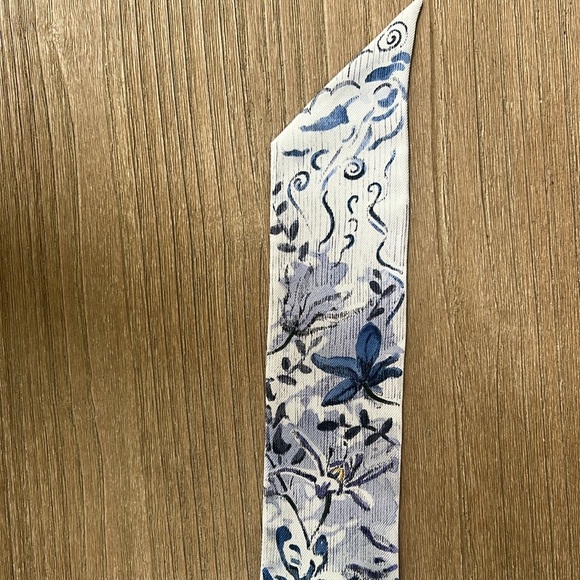 Dior Ivory Multicolor Silk Twill Scarf - Picture 3 of 6